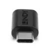 Lindy USB 3.2 Type C į C adapteris, juodas