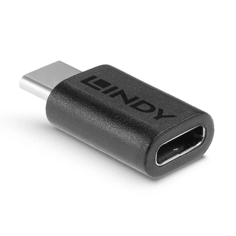Lindy USB 3.2 Type C į C adapteris, juodas