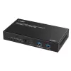 Lindy 100m Cat.6A 2 Host USB 3.2 Gen 1 HDBaseT prailgintuvas, tinklo siųstuvas ir imtuvas, 100 m, 480 Mbit/s, Cat6a, VS6320, fosforo bronza