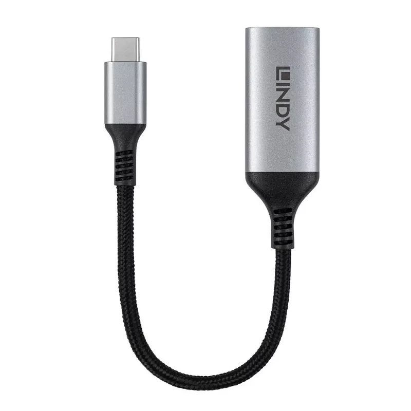 Lindy 43428 USB Type-C į HDMI vaizdo kabelio adapteris 0,15 m pilka