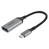 Lindy 43428 USB Type-C į HDMI vaizdo kabelio adapteris 0,15 m pilka