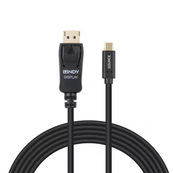 Lindy 2m USB Type C į DisplayPort 4K60 adapterinis kabelis su HDR