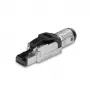 Lindy RJ-45 Cat.6/6A Toolless Field Termination Plug, RJ45, juoda, sidabrinė, metalas, CE, REACH, RoHS, UKCA, 240 g, 133 mm