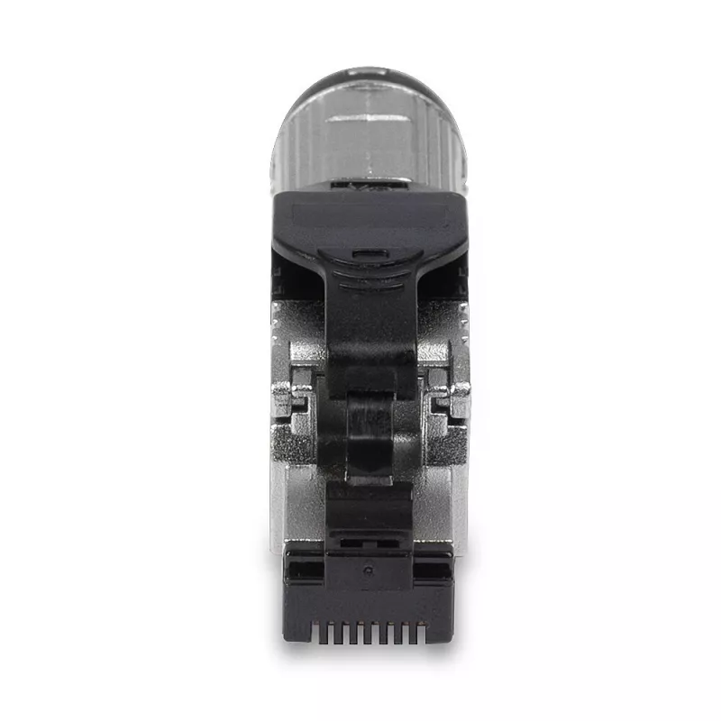 Lindy RJ-45 Cat.6/6A Toolless Field Termination Plug, RJ45, juoda, sidabrinė, metalas, CE, REACH, RoHS, UKCA, 240 g, 133 mm