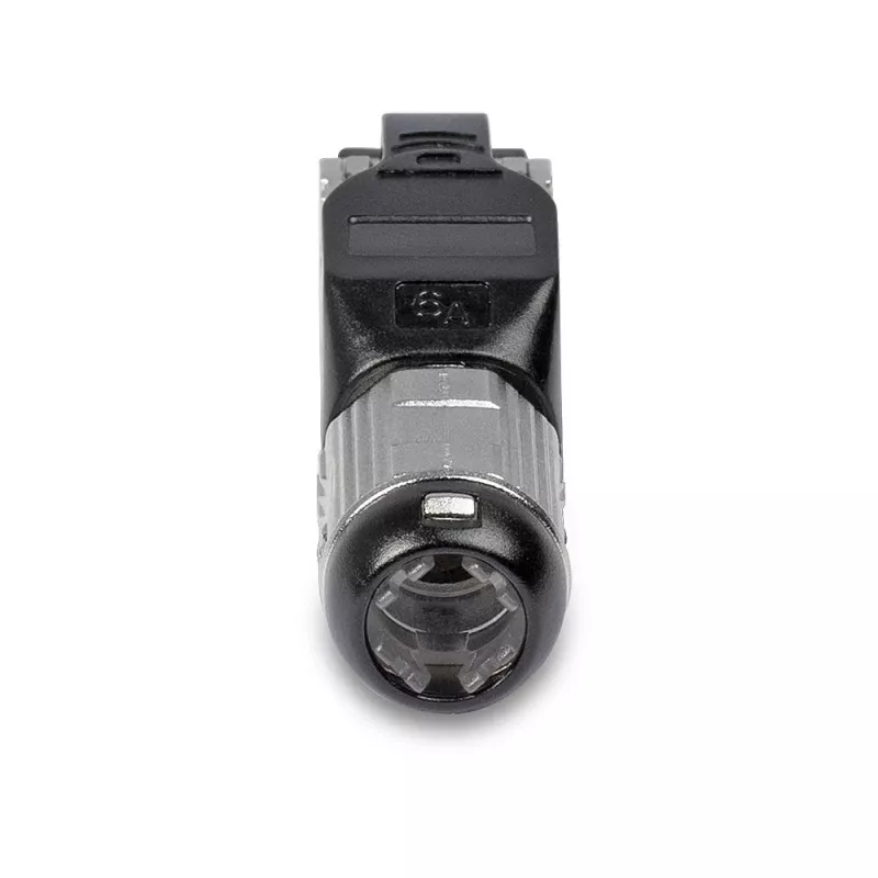 Lindy RJ-45 Cat.6/6A Toolless Field Termination Plug, RJ45, juoda, sidabrinė, metalas, CE, REACH, RoHS, UKCA, 240 g, 133 mm