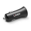 Lindy Single Port USB Type C PD automobilinis įkroviklis, 27W