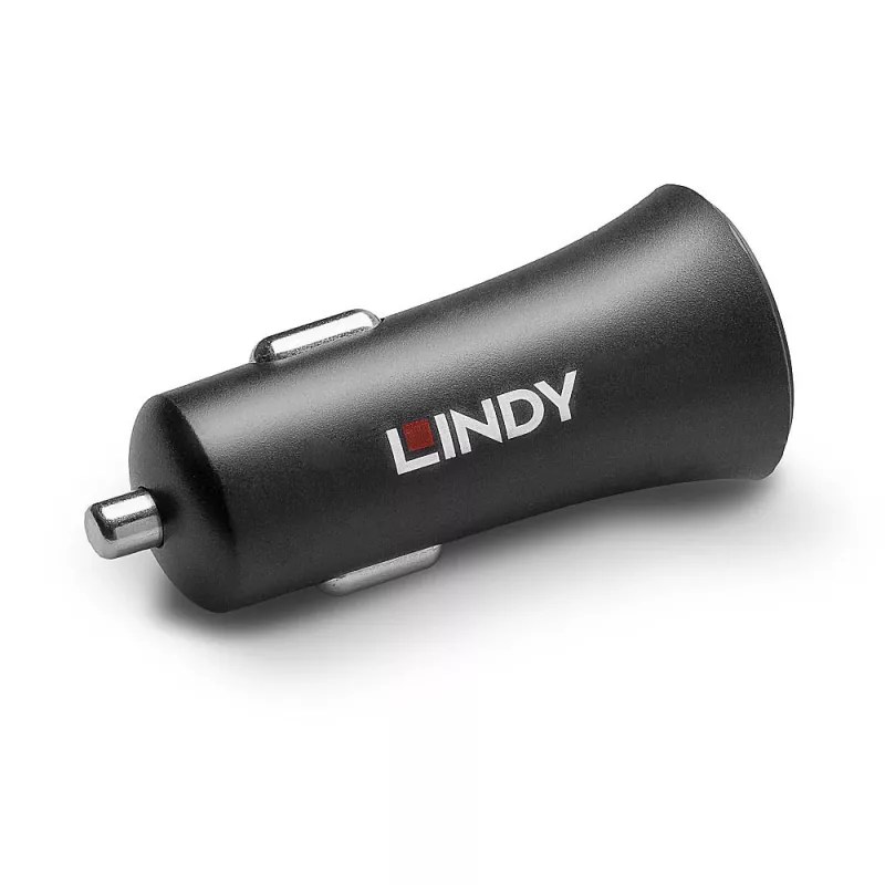 Lindy Single Port USB Type C PD automobilinis įkroviklis, 27W