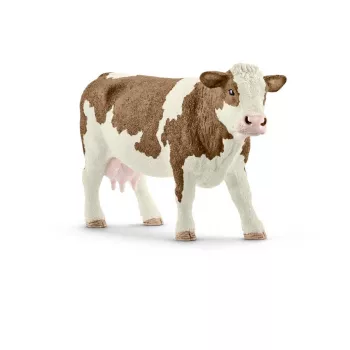 schleich FARM WORLD Simmental karvė, 3 m., Ūkis, Ūkio gyvūnai / žaisliniai gyvūnai, Įvairiaspalvė, Plastikas, 1 vnt.