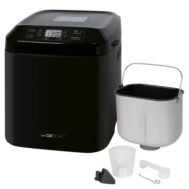 Duonkepė CLATRONIC BBA 3774 550 W – 3 L forma, iki 1,5 kg kepalas, 12 programų, LCD laikmatis