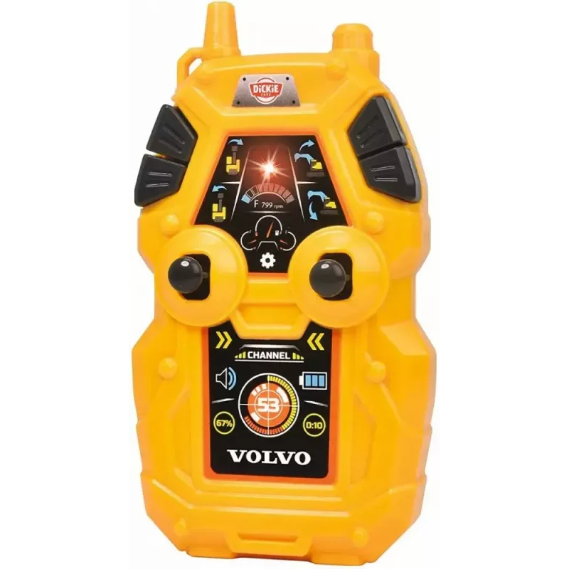 RC Ekskavatorius Dickie Volvo Mining 2,4 GHz nuotoliniu valdymu statybinis modelis
