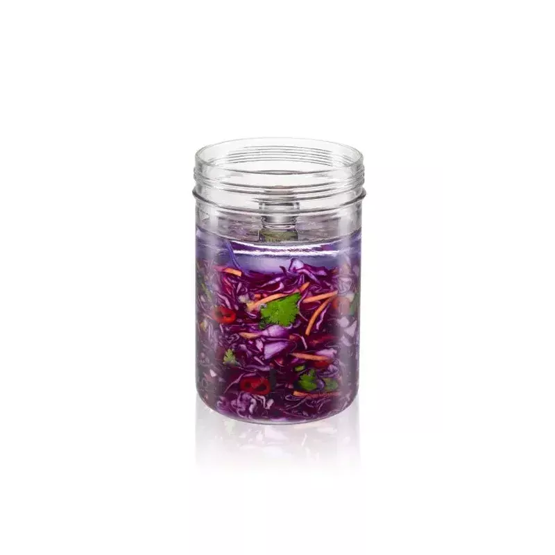 Fermentacijos stiklainis 1 L GEFU NATIVO G-15810, stiklinis indas su oro užraktu rauginimui ir laktobacilų fermentacijai