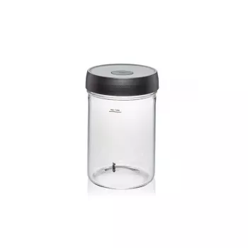 Fermentacijos stiklainis 1 L GEFU NATIVO G-15810, stiklinis indas su oro užraktu rauginimui ir laktobacilų fermentacijai