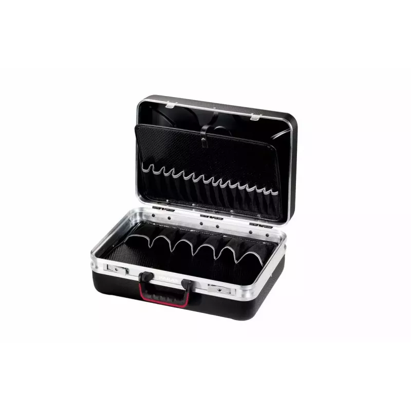 Parat SILVER Style Black Aluminium Plastic įrankių dėklas