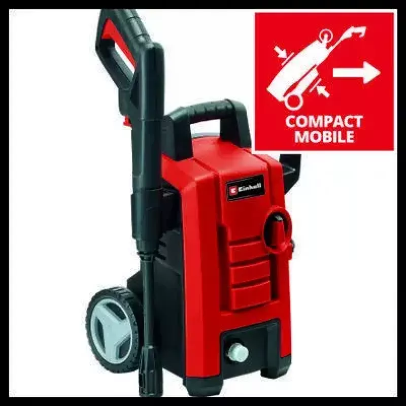 EINHELL TC-HP 130 elektrinis aukšto slėgio plovimo aparatas stačias, 130 bar, 390 l/h, 5 m žarna