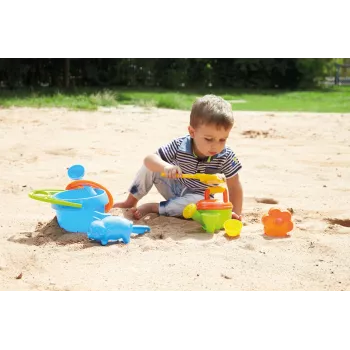 Smėlio žaislų rinkinys Lena Happy Sand Boys I 10 vnt.