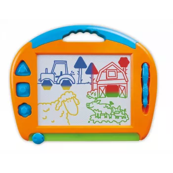 Magnetinė piešimo lenta vaikams Simm Spielwaren Colour magic drawing board big