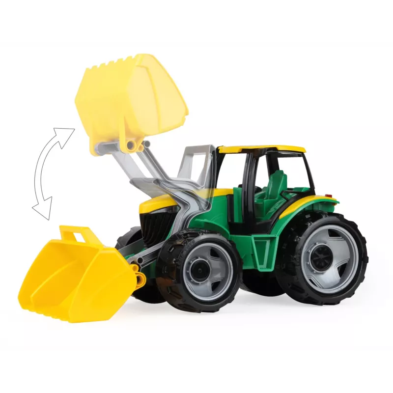 Traktorius Lena GIGA TRUCKS ZL-02057 su kastuvu vaikams nuo 3 metų