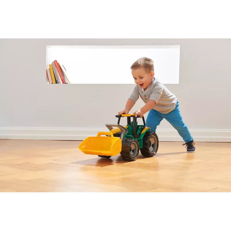 Traktorius Lena GIGA TRUCKS ZL-02057 su kastuvu vaikams nuo 3 metų