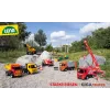 Traktorius Lena GIGA TRUCKS ZL-02057 su kastuvu vaikams nuo 3 metų