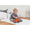 Lena Truckies Šiukšliavežis, Sunkvežimis, 2 m., Plastikas, Pilka, Oranžinė