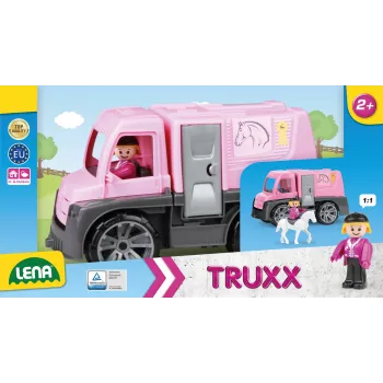 Žaislinis sunkvežimis Truck Lena TRUXX arklio vežimas su aksesuarais