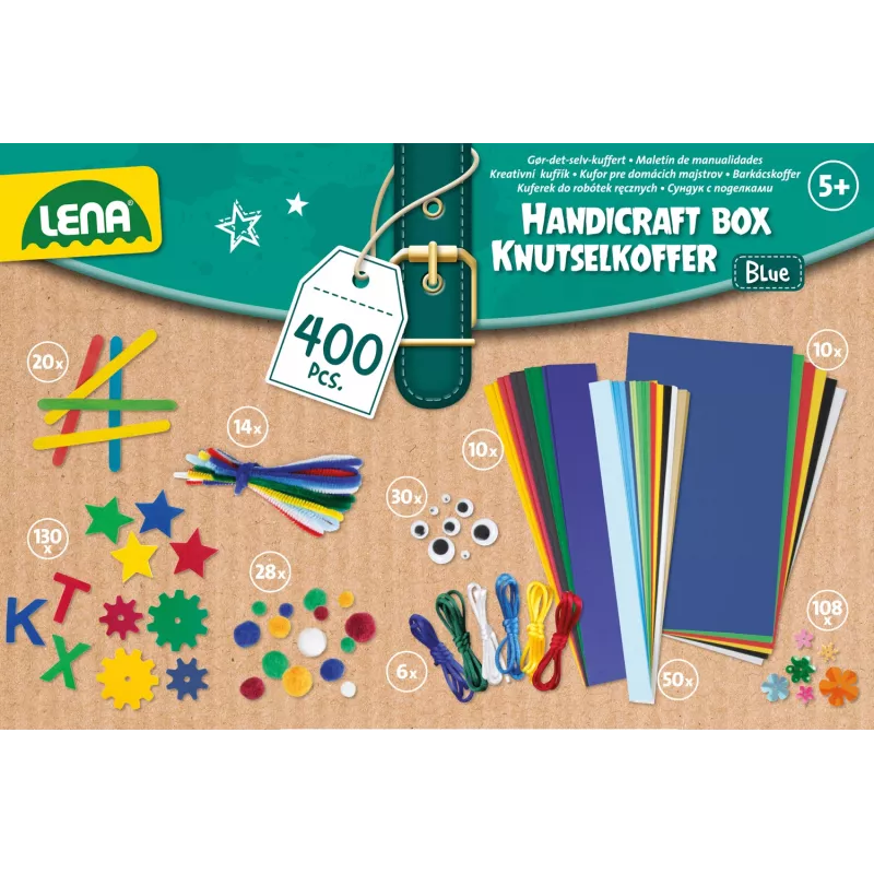 Vaikų kūrybos rinkinys Lena SM42715 Įvairiaspalvis amžius 5+
