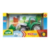 Lena Workies 01263 vaikiškas traktorius su kastuvu – plastikinis važinėjamas žaislas