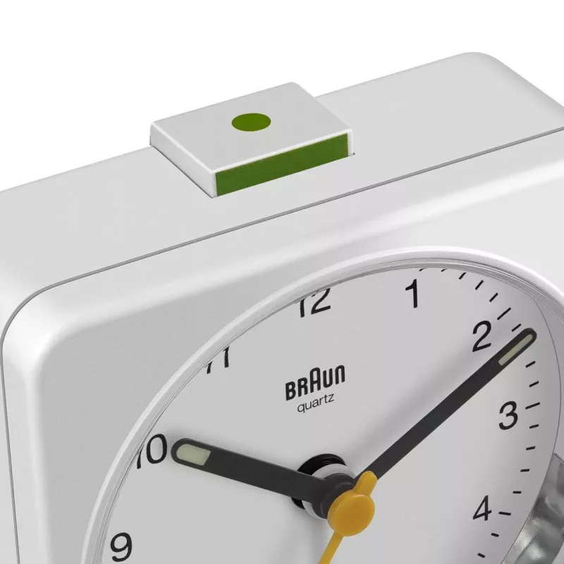 Braun BC03W kvarcinis žadintuvas baltas