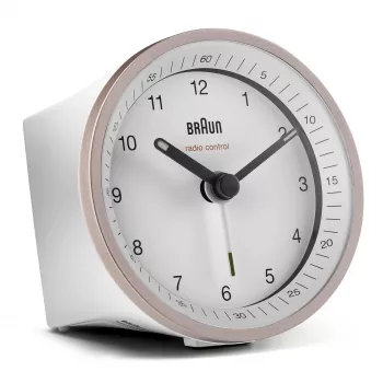 Braun BC07 kvarcinis žadintuvas rožinis, baltas