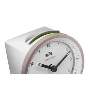 Braun BC07 kvarcinis žadintuvas rožinis, baltas