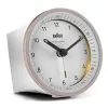 Braun BC07 kvarcinis žadintuvas rožinis, baltas