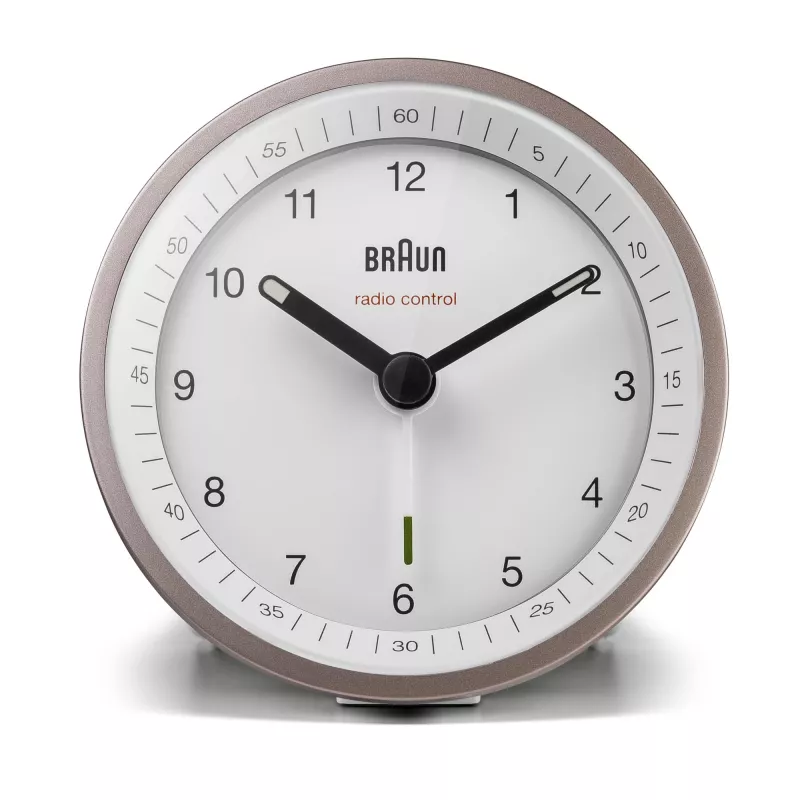 Braun BC07 kvarcinis žadintuvas rožinis, baltas