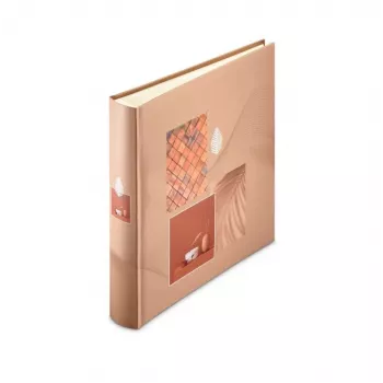 Hama Singo II fotoalbumas Terracotta 100 lapų knyginis įrišimas