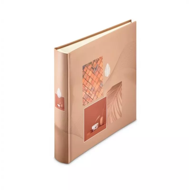 Hama Singo II fotoalbumas Terracotta 100 lapų knyginis įrišimas