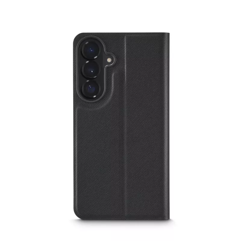 HAMA folio dėklas mobiliesiems telefonams 17 cm (6,7 colio) ekranams – suderinamas su Samsung Galaxy S26+, juodos spalvos, 2 kortelių kišenės, stalinis stovas