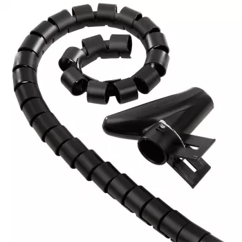 Hama Cable Bundle Tube Easy Cover, 2.5 m, 20 mm, juodas kabelių rinkinys
