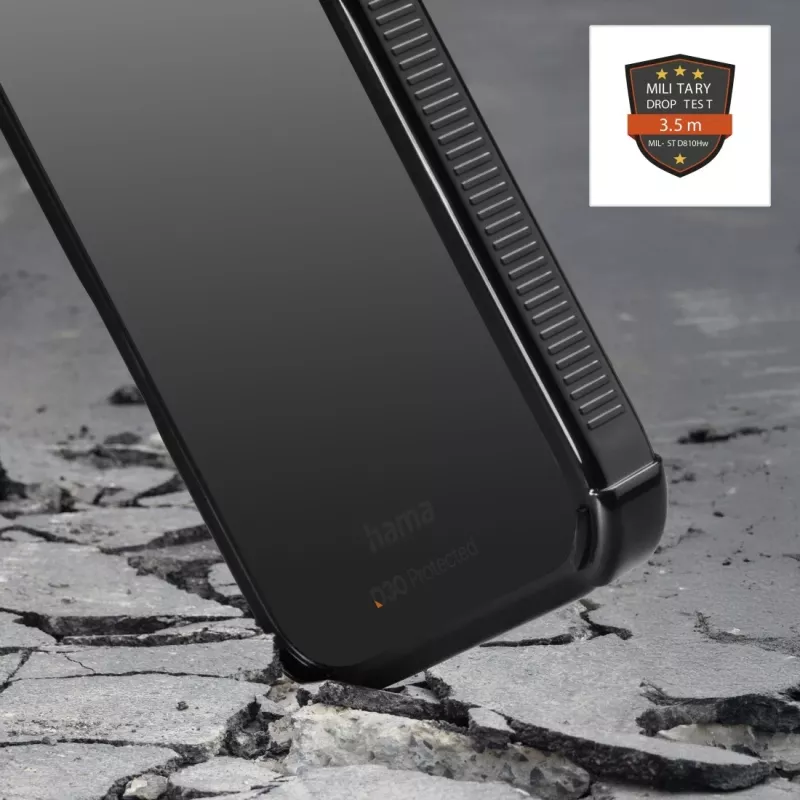 Mobiliojo telefono dėklas Hama Extreme Protect, skirtas Samsung Galaxy A57 5G, juodas