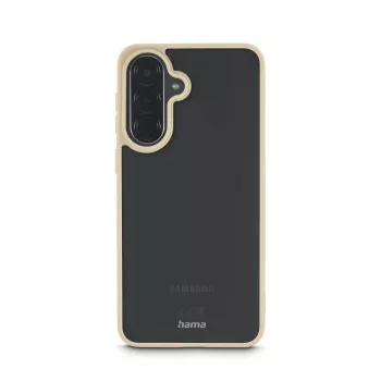 Hama Frame Protect dėklas Samsung Galaxy A57 5G — permatomas smėlio spalvos rėmeliu, 6,7 colio (17 cm) ekranui
