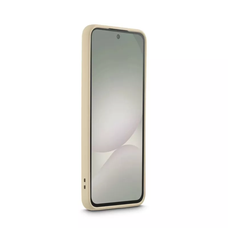 Hama Frame Protect dėklas Samsung Galaxy A57 5G — permatomas smėlio spalvos rėmeliu, 6,7 colio (17 cm) ekranui