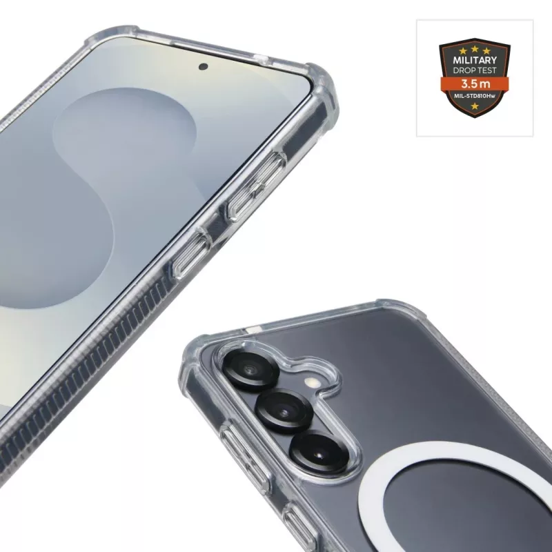 Mobiliojo telefono dėklas HAMA Extreme Protect, Samsung Galaxy S25 FE, 17 cm (6,7 inch), permatomas