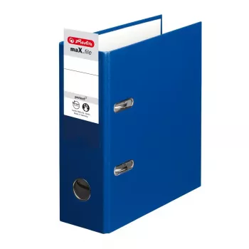 Segtuvas HERLITZ 10842326 A5, juodas, 7,5 cm nugarėlė
