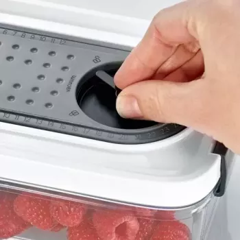 Indų laikymo dėžės SEVERIN ZB 3618 stačiakampės 1,5 l pilkos permatomos baltos (2 vnt.)