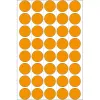 HERMA 2254 lipnios etiketės universalios švytinčiai oranžinės 19 mm apvalios