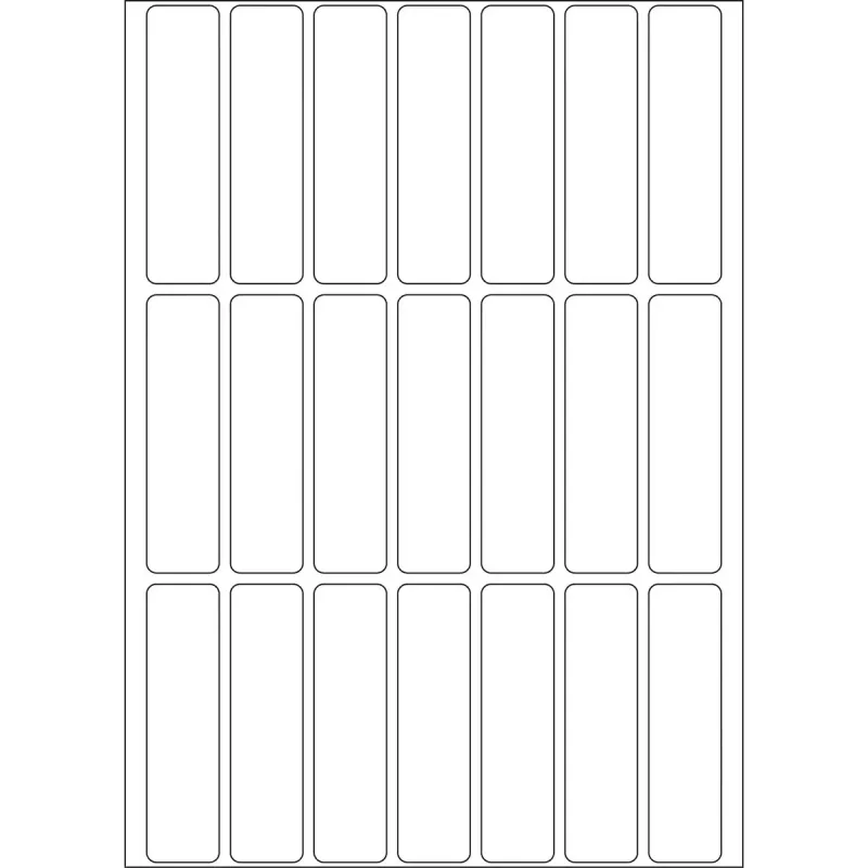 Įvairios paskirties lipdukai HERMA 13x50 mm baltas matinis popierius rankiniam rašymui