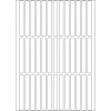 Universali etiketė HERMA 6x50 mm balta matinė 1248 vnt