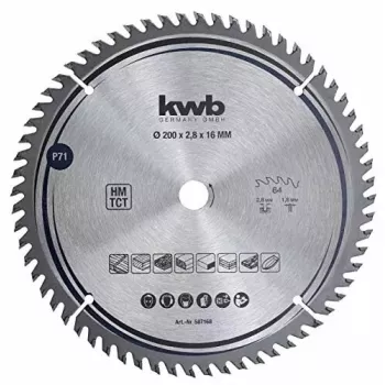 Pjūklo diskas KWB 587168, kietlydininis, 1 vnt.