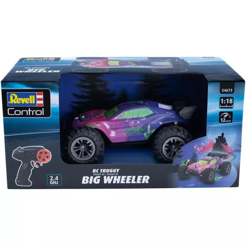 REVELL Big Wheeler 24673 nuotoliniu valdymu valdomas visureigis, mastelis 1:10, bekelė