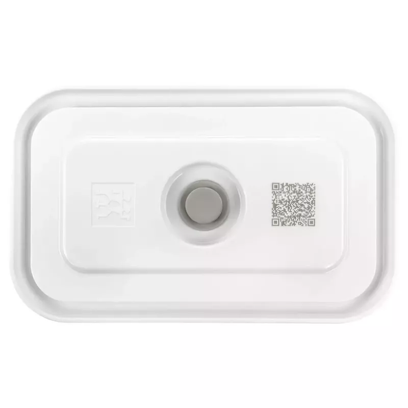 Maisto laikymo dėžutė ZWILLING FRESH & SAVE stačiakampė 0,9 L, stiklinis indas su plastikiniu užrakinamu dangteliu, tinkama orkaitei/mikrobangų krosnelei/šaldytuvui