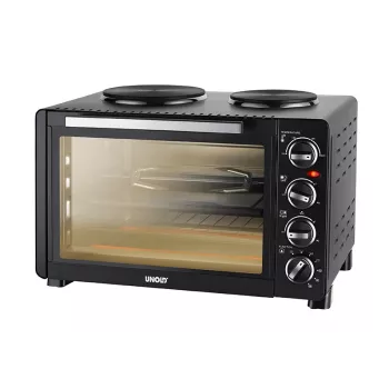 Unold Small kitchen all in one – laisvai pastatoma viryklė su orkaite, juoda