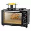 Unold Small kitchen all in one – laisvai pastatoma viryklė su orkaite, juoda